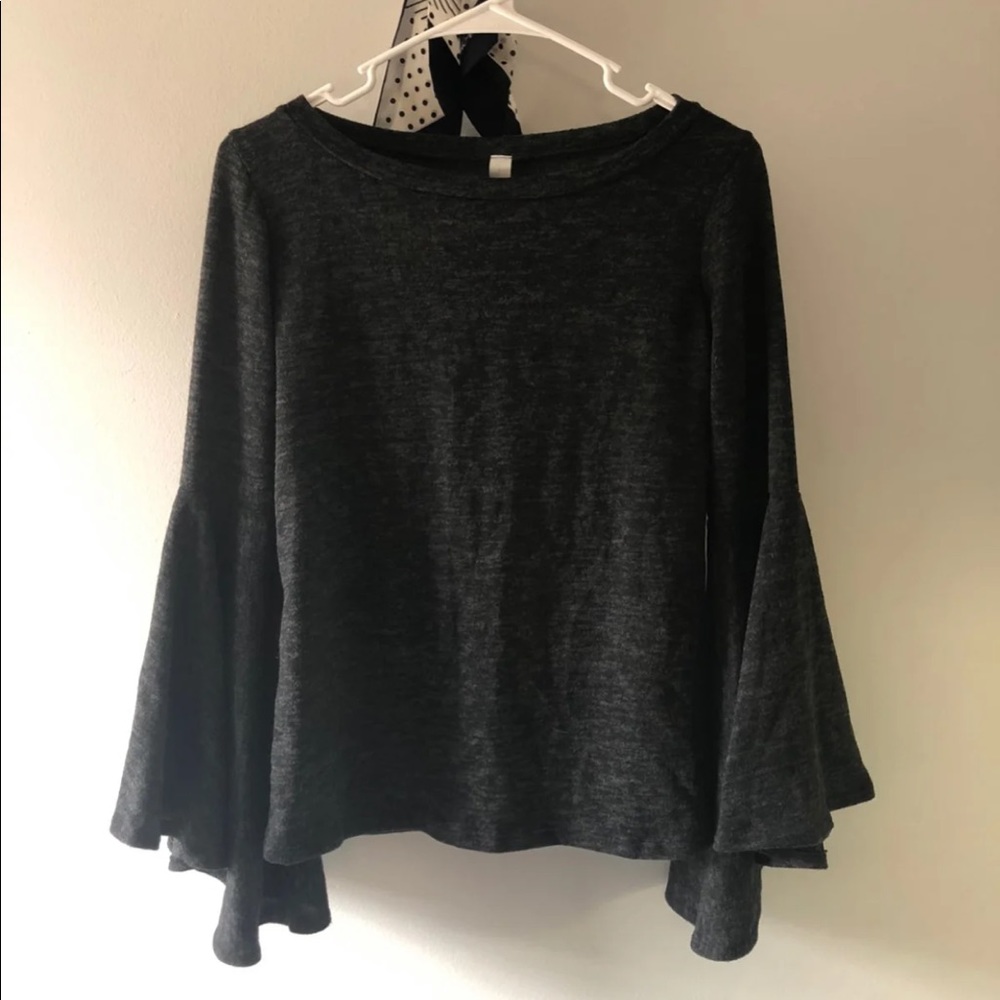 Bell-sleeve Top